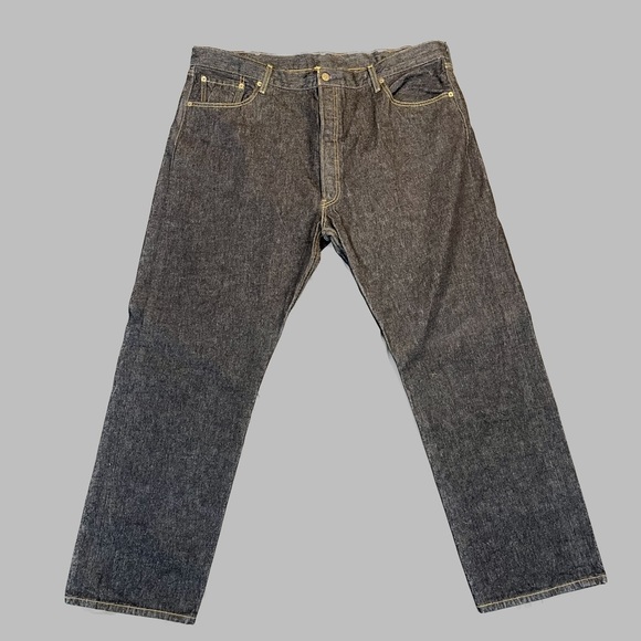 Vintage 80’s/90’s NOS Levi’s 501XX Button Fly Jeans Deadstock Raw Denim 44/34 - Picture 2 of 12